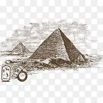 矢量古埃及金字塔-空若网 矢量古埃及金字塔-空若网