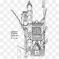 卡通手绘线描-空若网 卡通手绘线描-空若网