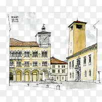 卡通场景手绘-空若网 卡通场景手绘-空若网