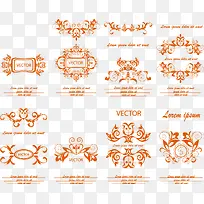 矢量花纹边框-空若网 矢量花纹边框-空若网