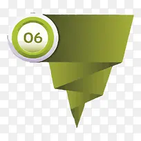 矢量绿色编号文字框-空若网 矢量绿色编号文字框-空若网
