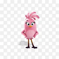 手绘粉色可爱小鸟-空若网 手绘粉色可爱小鸟-空若网