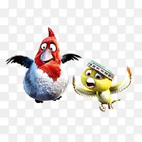 手绘卡通彩色小鸟-空若网 手绘卡通彩色小鸟-空若网