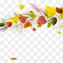 手绘创意绿叶标签-空若网 手绘创意绿叶标签-空若网