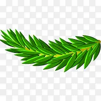 手绘绿色树枝绿叶+-空若网 手绘绿色树枝绿叶+-空若网