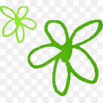 手绘绿叶-空若网 手绘绿叶-空若网