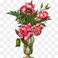 手绘牡丹创意海报-空若网 手绘牡丹创意海报-空若网