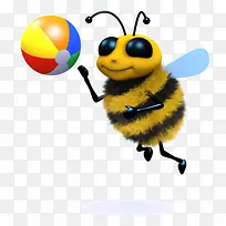 卡通蜜蜂球-空若网 卡通蜜蜂球-空若网