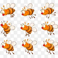 卡通可爱蜜蜂-空若网 卡通可爱蜜蜂-空若网