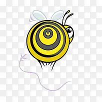 卡通蜜蜂对称-空若网 卡通蜜蜂对称-空若网