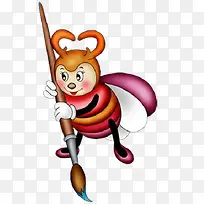 拿笔的蜜蜂-空若网 拿笔的蜜蜂-空若网