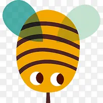 黄色卡通蜜蜂-空若网 黄色卡通蜜蜂-空若网