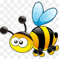 手绘卡通蜜蜂图案-空若网 手绘卡通蜜蜂图案-空若网