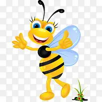 卡通可爱蜜蜂-空若网 卡通可爱蜜蜂-空若网