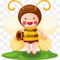 可爱卡通蜜蜂-空若网 可爱卡通蜜蜂-空若网