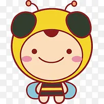 卡通可爱小蜜蜂-空若网 卡通可爱小蜜蜂-空若网