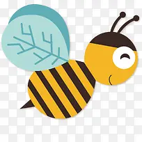 卡通蜜蜂矢量图-空若网 卡通蜜蜂矢量图-空若网