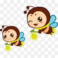 萤火虫卡通图-空若网 萤火虫卡通图-空若网