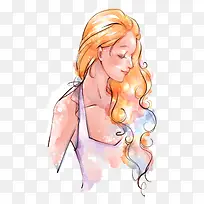 手绘女人-空若网 手绘女人-空若网