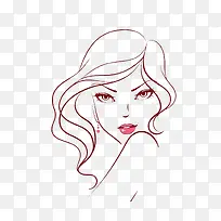 手绘女人-空若网 手绘女人-空若网