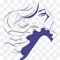 女性时尚剪贴画-剪影-空若网 女性时尚剪贴画-剪影-空若网