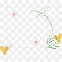 春季边框装饰图案-空若网 春季边框装饰图案-空若网