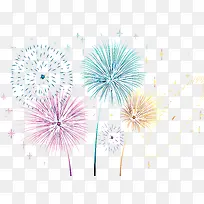 手绘彩色礼花海报-空若网 手绘彩色礼花海报-空若网