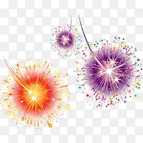 手绘彩色礼花光效-空若网 手绘彩色礼花光效-空若网