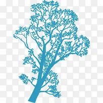 手绘简约树图案-空若网 手绘简约树图案-空若网