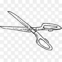 手绘剪刀-空若网 手绘剪刀-空若网