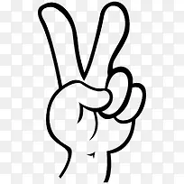 手绘手势-空若网 手绘手势-空若网