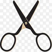 手绘黑色剪刀样式-空若网 手绘黑色剪刀样式-空若网