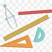 矢量彩色尺子下载-空若网 矢量彩色尺子下载-空若网