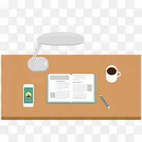 手绘台灯手机杯子书本铅笔-空若网 手绘台灯手机杯子书本铅笔-空若网