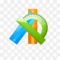 彩色数学教学工具尺子-空若网 彩色数学教学工具尺子-空若网