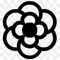 多色彩可爱花朵图标-空若网 多色彩可爱花朵图标-空若网