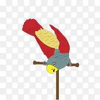 卡通可爱鹦鹉-空若网 卡通可爱鹦鹉-空若网