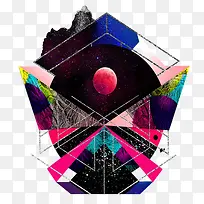 不规则彩色海报素材-空若网 不规则彩色海报素材-空若网