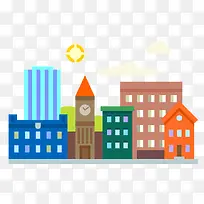 扁平化城市建筑-空若网 扁平化城市建筑-空若网