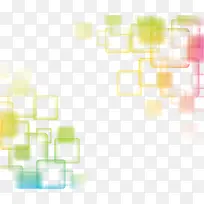 矢量炫彩多边形素材-空若网 矢量炫彩多边形素材-空若网