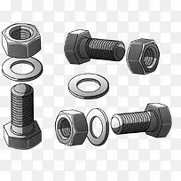 矢量螺丝灰色-空若网 矢量螺丝灰色-空若网