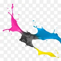 多彩彩色水墨飞溅图-空若网 多彩彩色水墨飞溅图-空若网