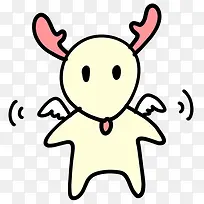 手绘小鹿-空若网 手绘小鹿-空若网