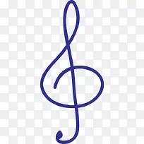 手绘高音符-空若网 手绘高音符-空若网