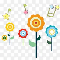 卡通花和音符-空若网 卡通花和音符-空若网