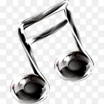 黑色卡通可爱音符-空若网 黑色卡通可爱音符-空若网