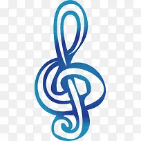 蓝色音乐符号-空若网 蓝色音乐符号-空若网