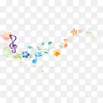 创意手绘合成音符-空若网 创意手绘合成音符-空若网