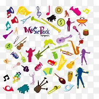 扁平化音乐乐器-空若网 扁平化音乐乐器-空若网