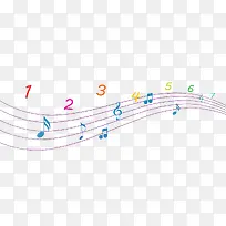 彩色五线谱-空若网 彩色五线谱-空若网